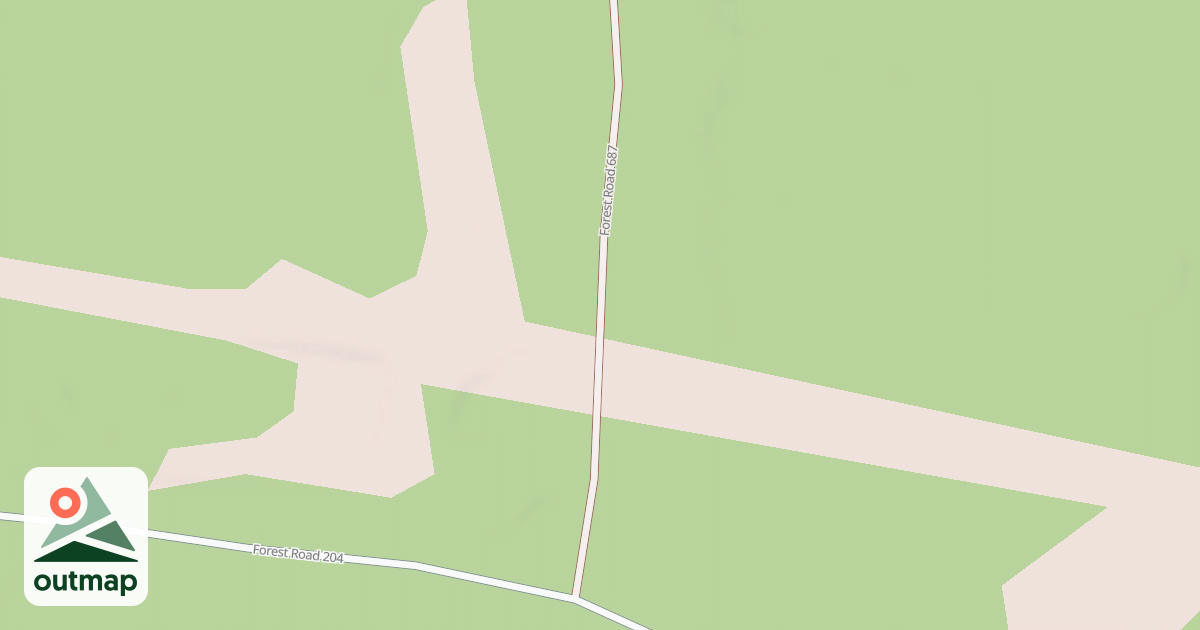 Map of FR 687