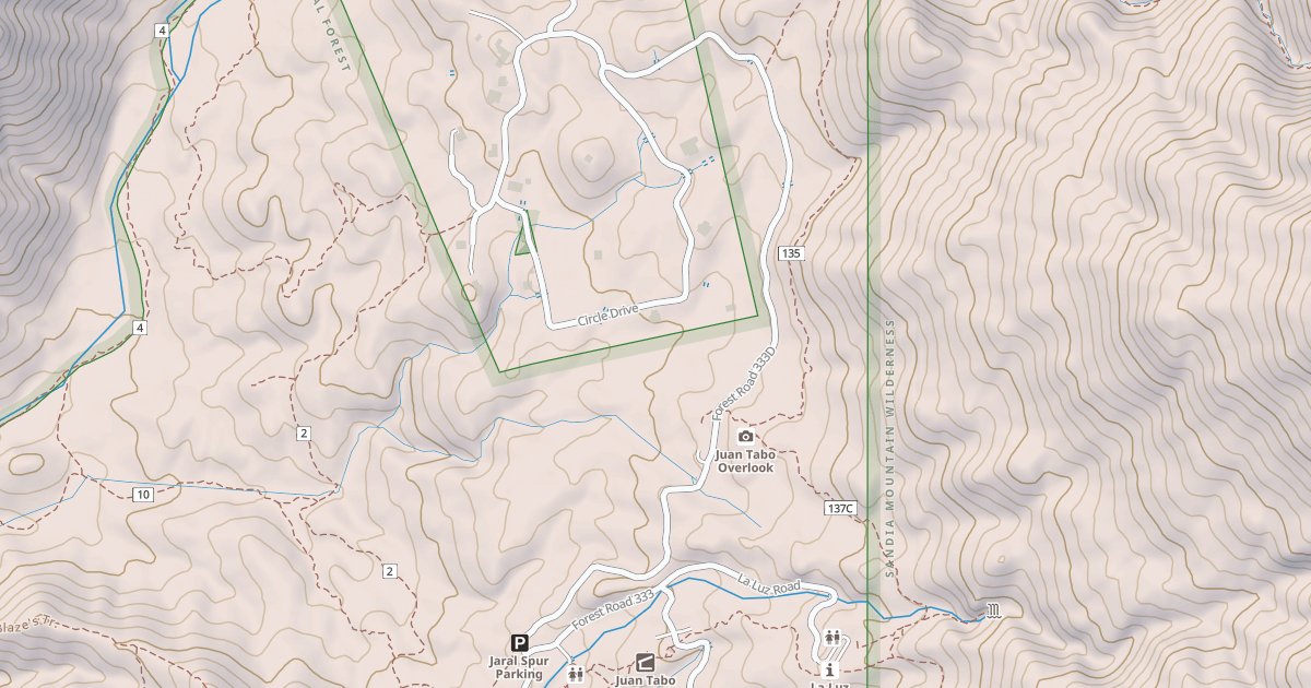 Map preview of EVERGREEN HILLS ROAD