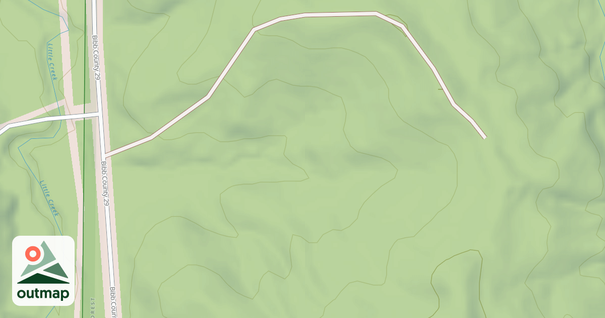 Map of INDIAN HILL SPUR