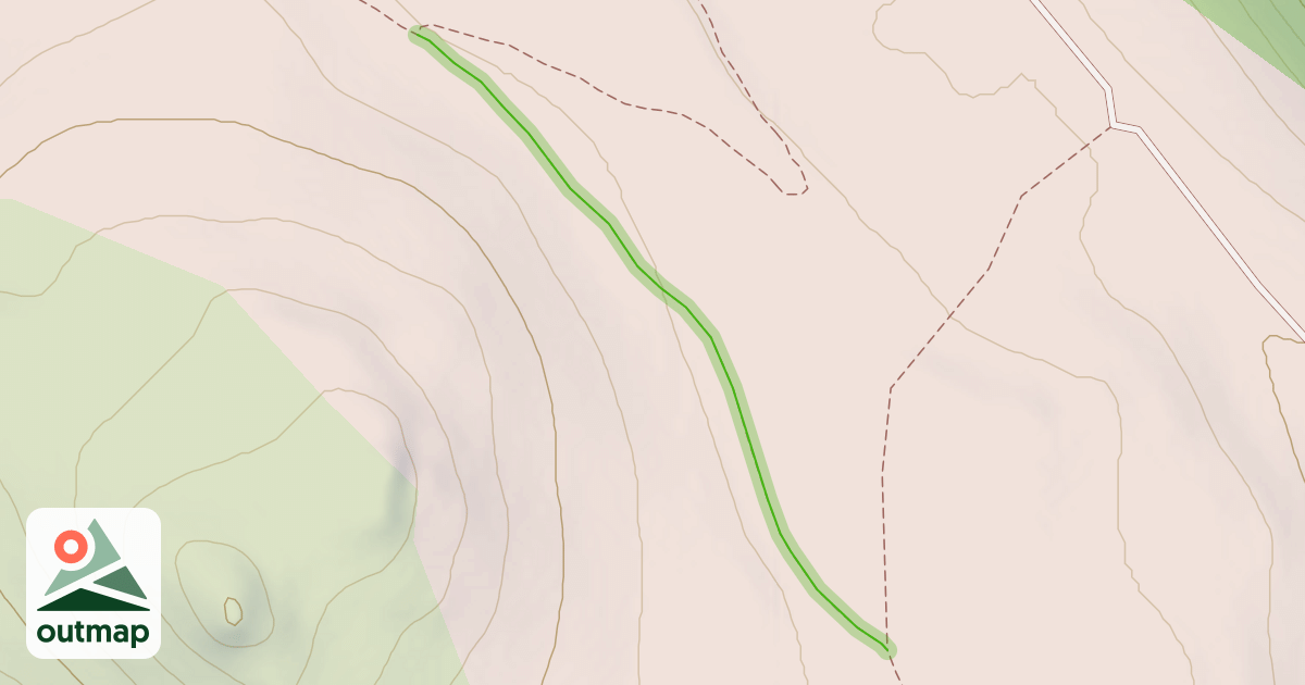 Map of Crazy Horse - Has No Horse