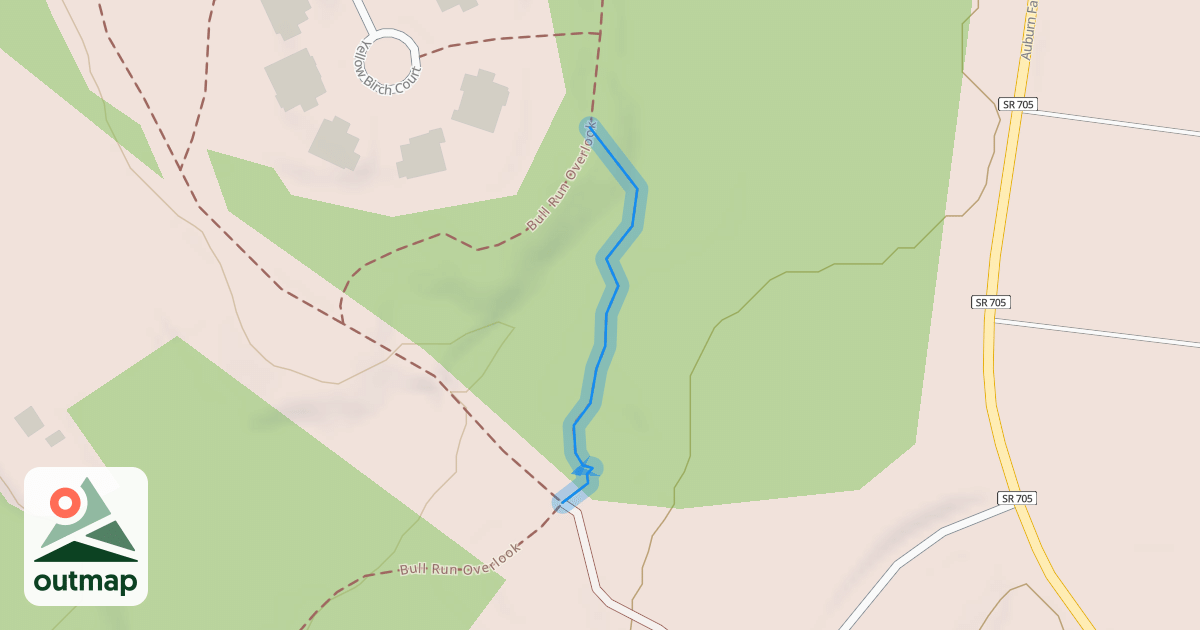 Map of Rock Garden Trail