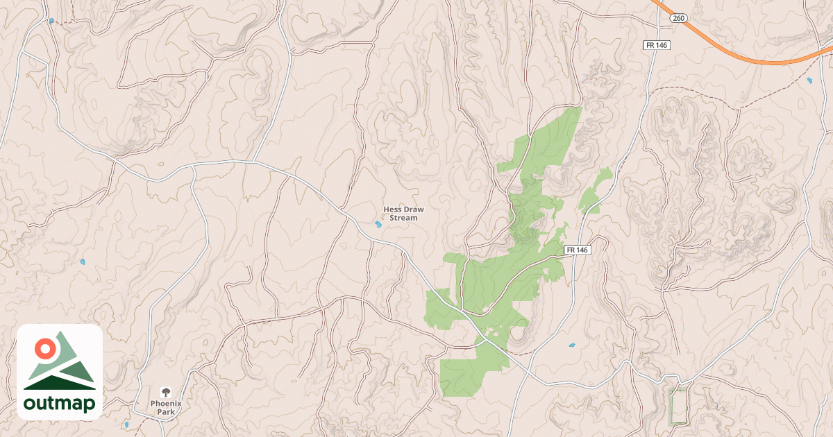 Map of OVERGAARD