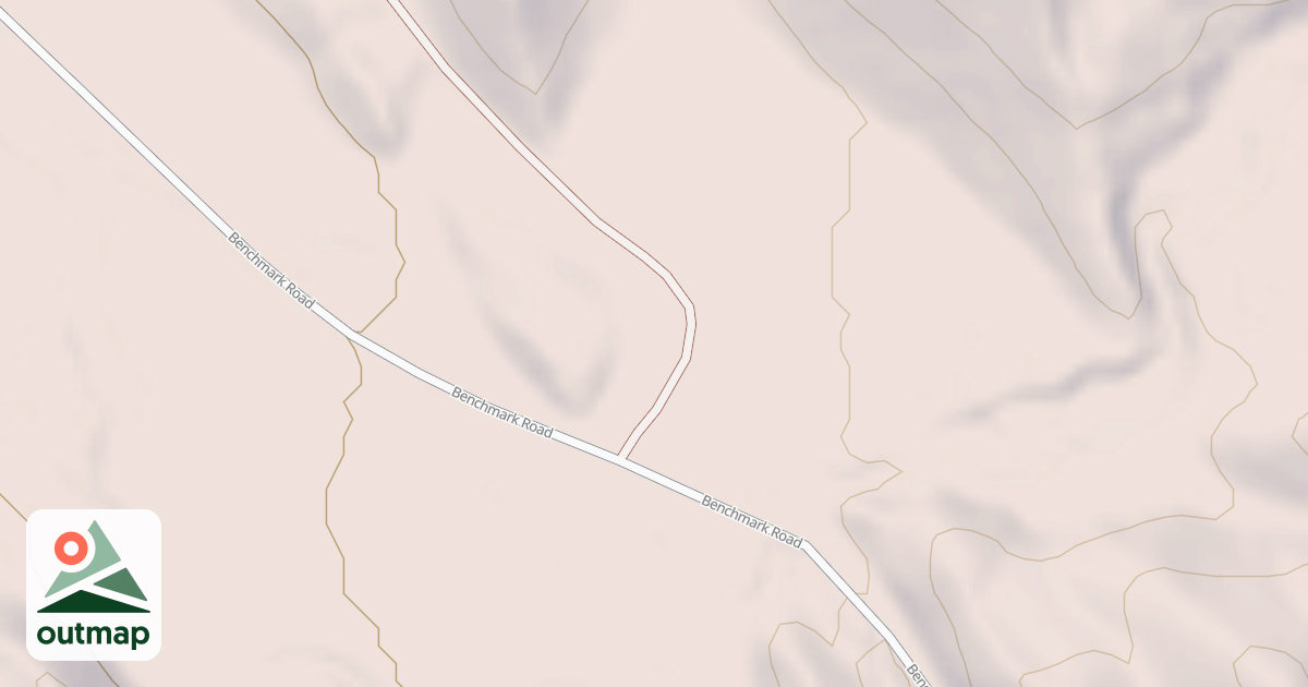 Map of GREEN TIMBER CABIN - RUSSELL