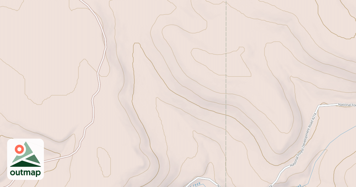 Map of USFS Motor Vehicle Use Map Roads {2E666205-C711-46C3-A993-7B87322B205A}