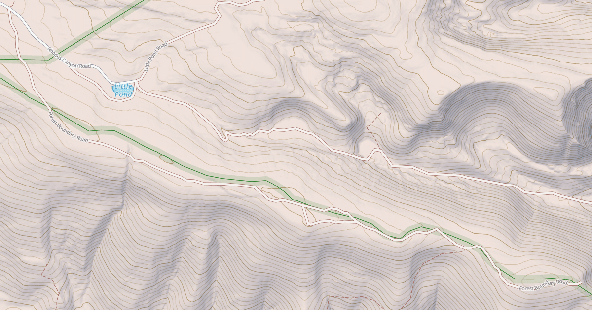 Map preview of FOREST BOUNDARY