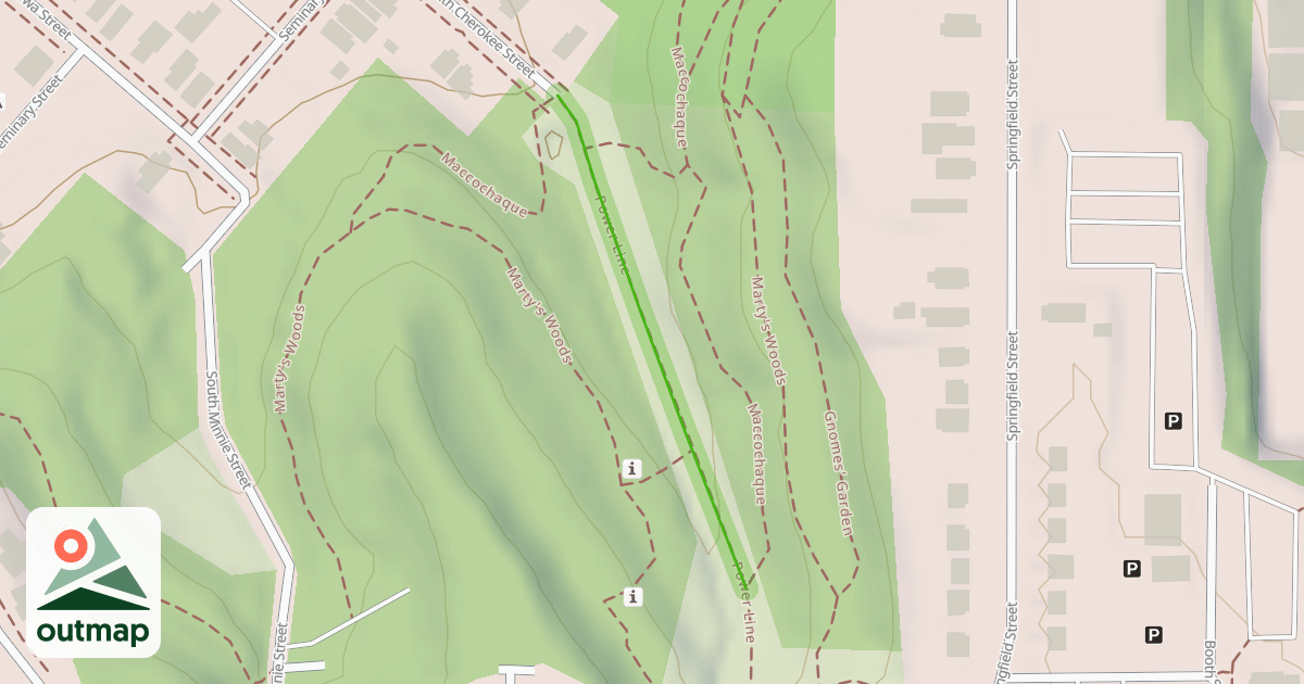Map of Power Line
