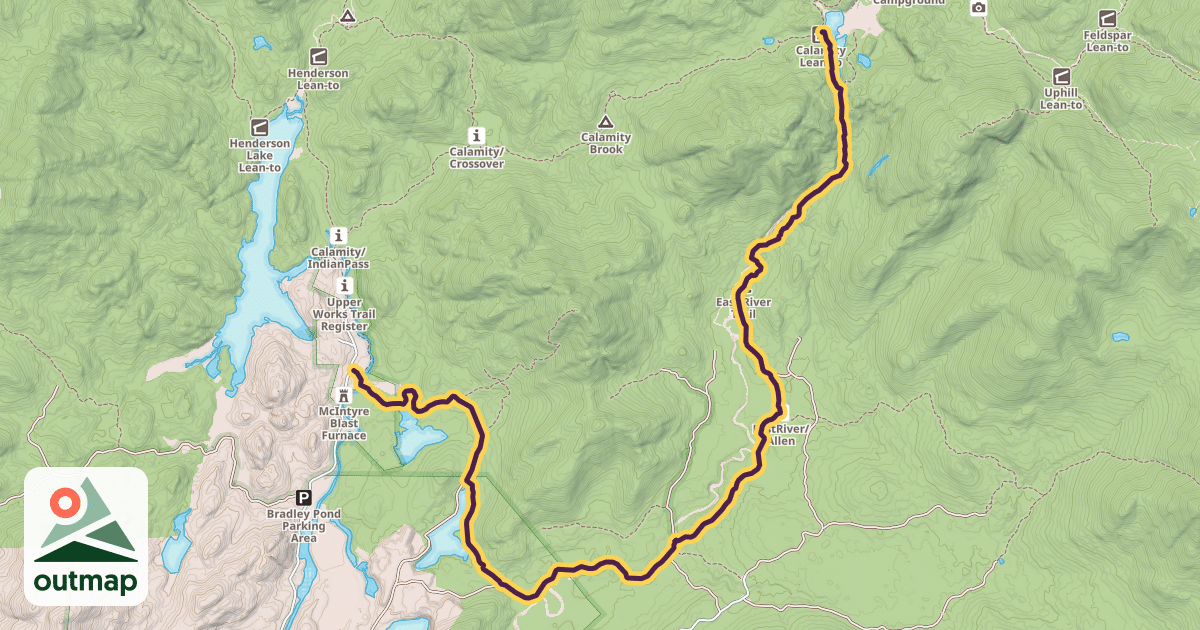 Map of East River Trail