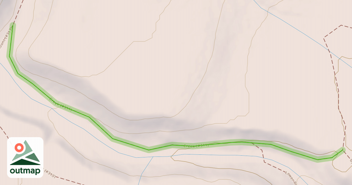 Map of Creek Trail