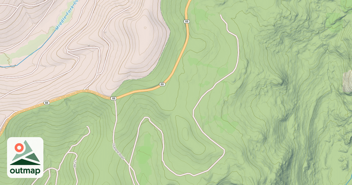Map of DUFRENE CAMP