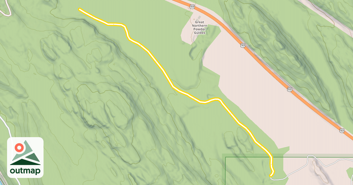 Map of Great Northern Trail