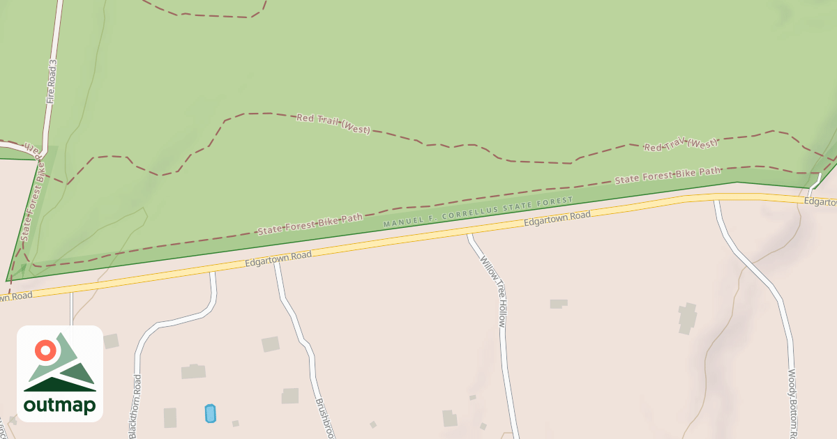 Map of Correllus Bike Path