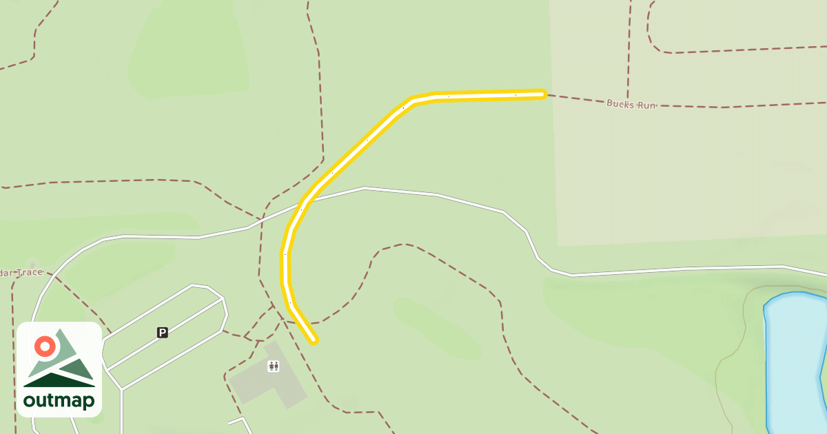 Map of Bucks Run