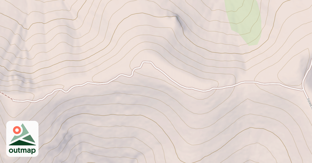 Map of USFS Motor Vehicle Use Map Roads {3518AA46-D0CC-4747-A287-080CD5D53C47}