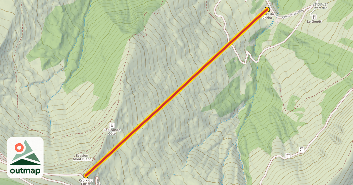Map of Croix du Christ