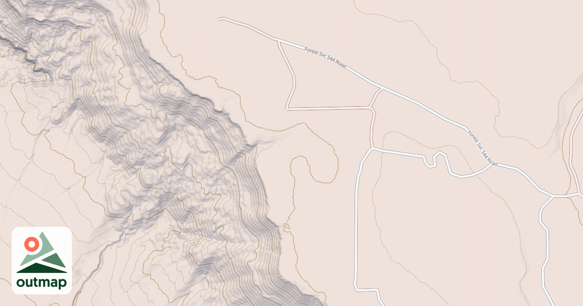 Map of USFS National Forest System Roads {E5D527E4-DF79-4DB3-B032-5CA64A7E053D}