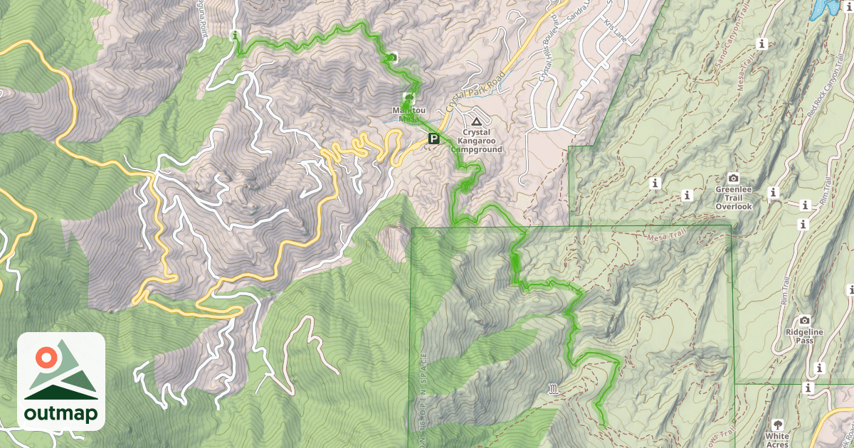 Map of Intemann Trail