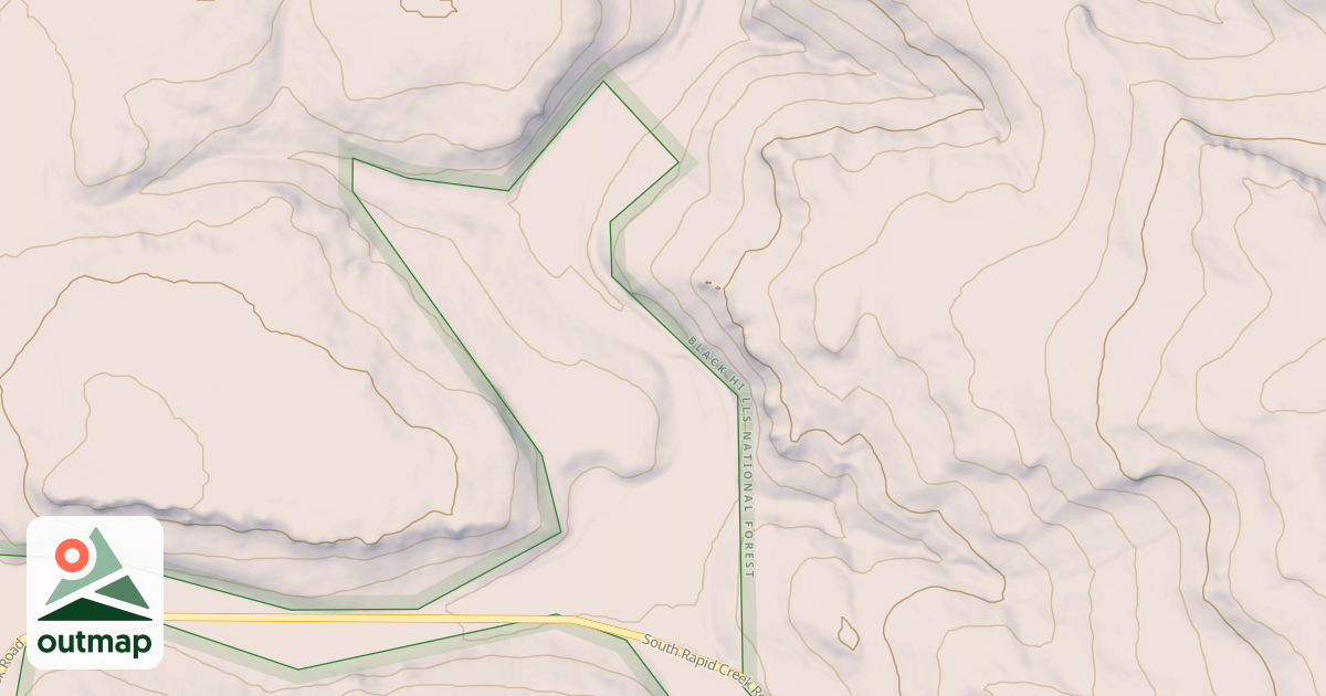 Map of CLAYTON DRAW