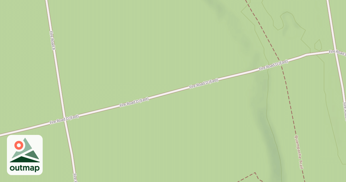 Map of Fire Road 54