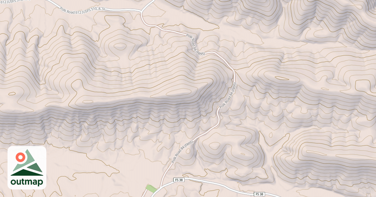 Map of WOLF PEN 95