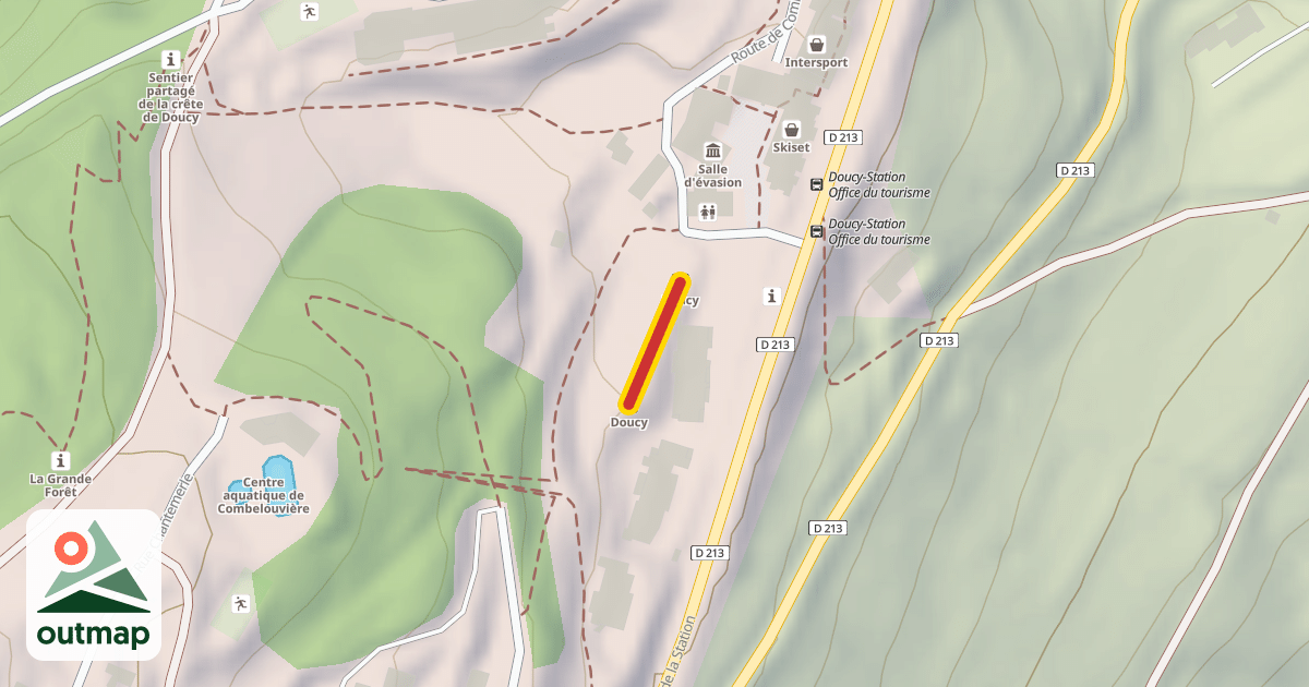 Map of Doucy