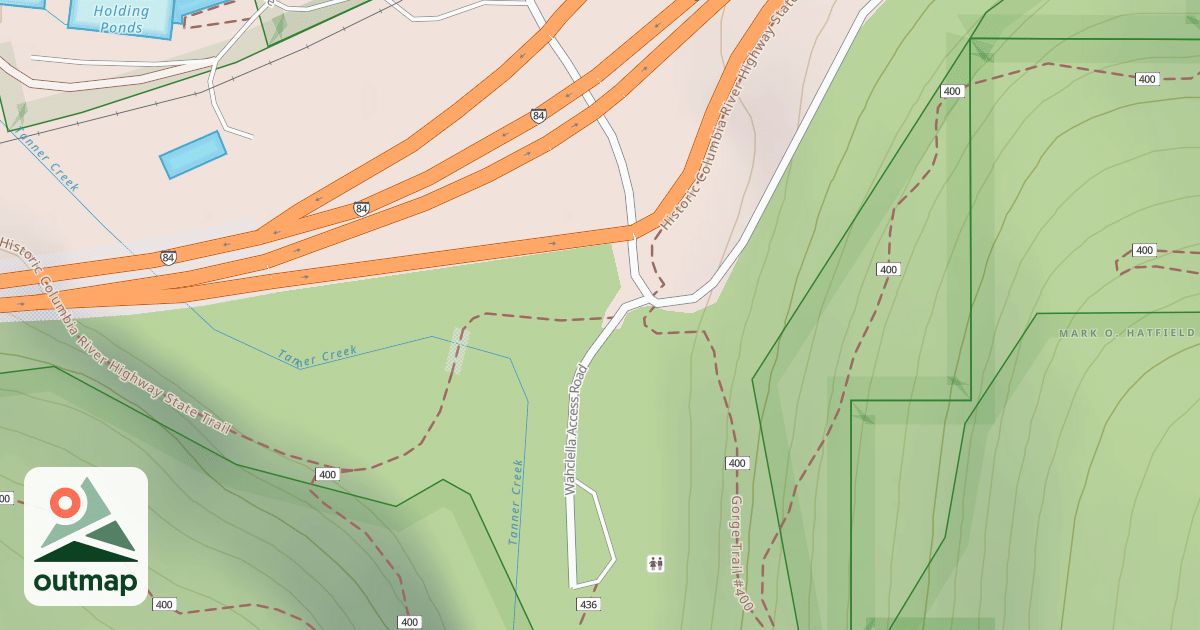 Map of WAHCLELLA FALLS