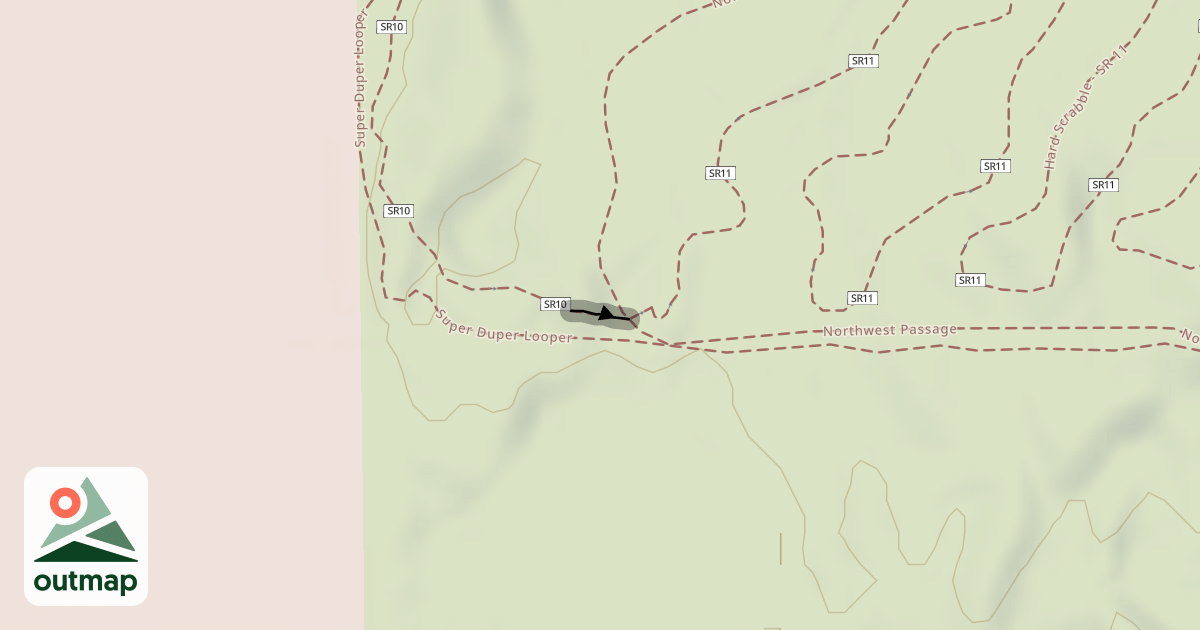Map of Hard Scrabble - SR 10