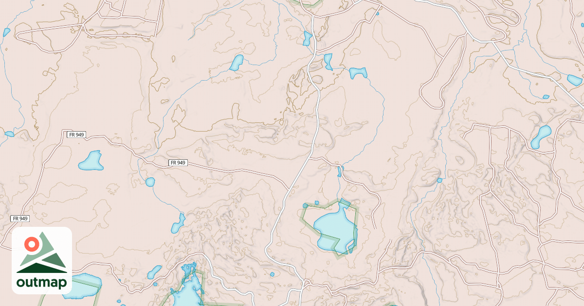 Map of MITIWAN LAKE