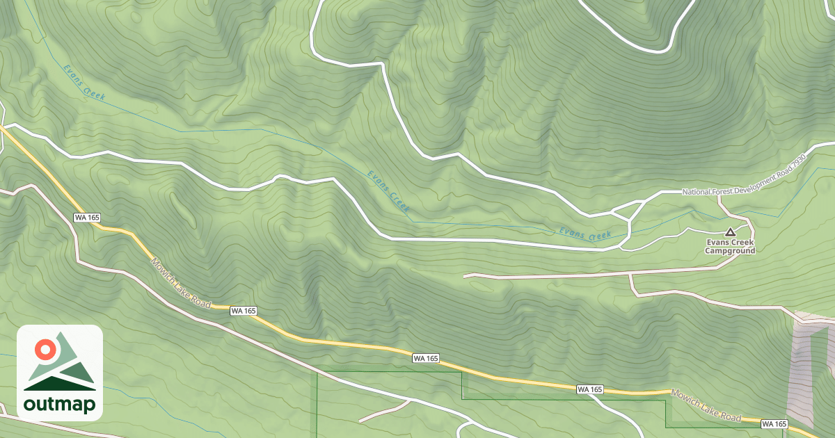 Map of EVANS CK-JEEP 311
