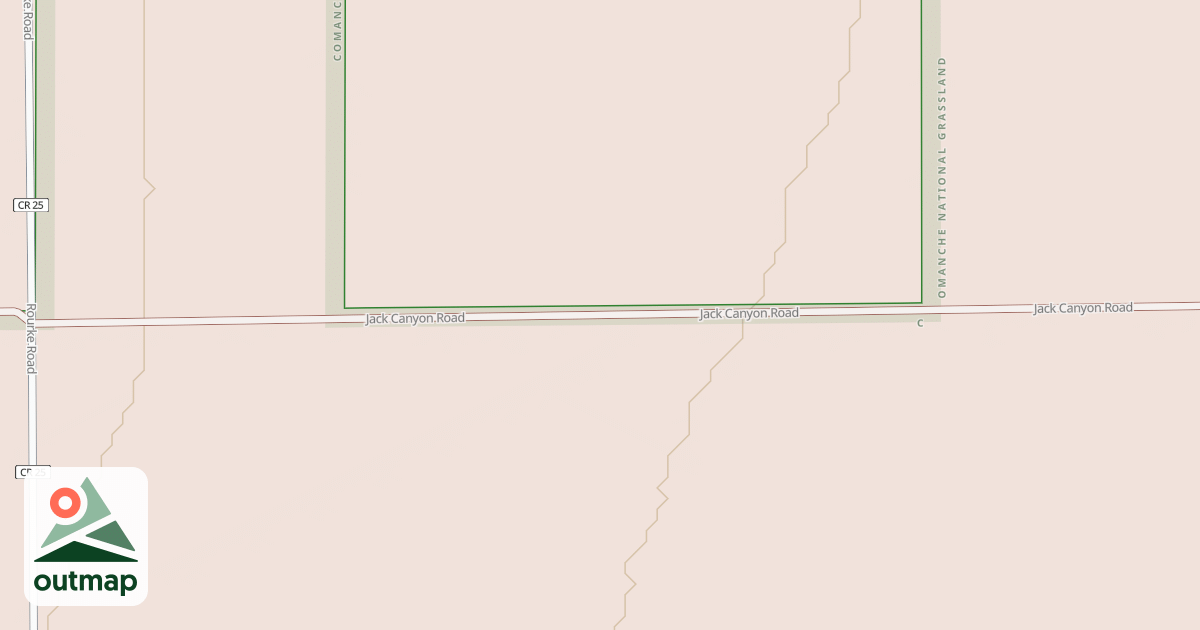 Map of JACK CANYON