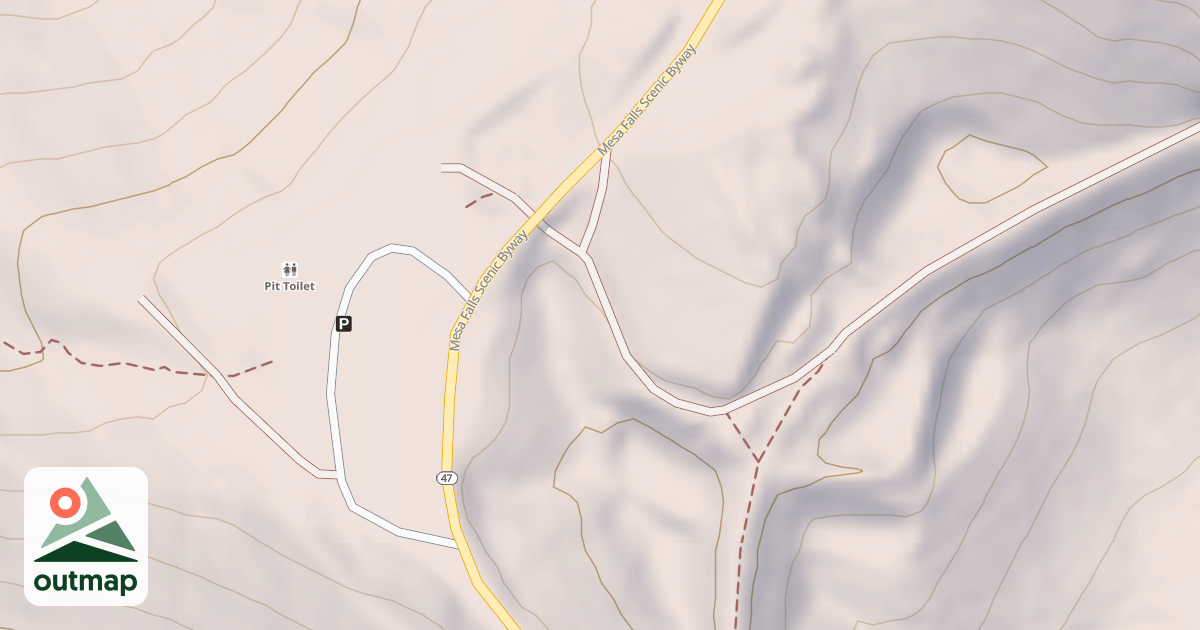 Map of BEAR GULCH RAILROAD ACCESS
