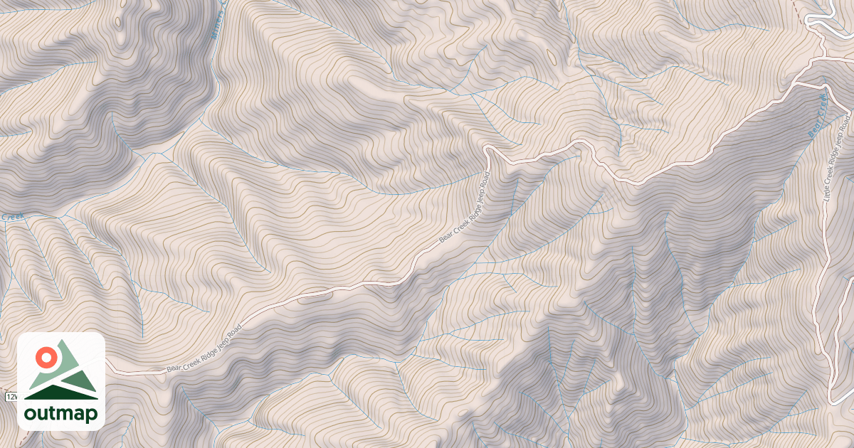 Map of BEAR CR RG JP