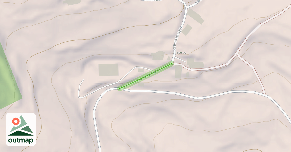 Map of Chemin de Viallis