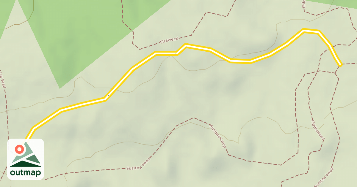 Map of Susitna Loop