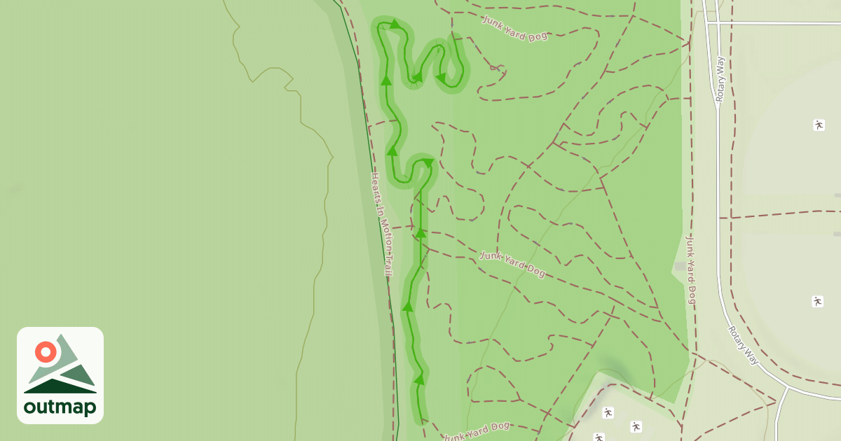 Map of Beginner Loop Trail