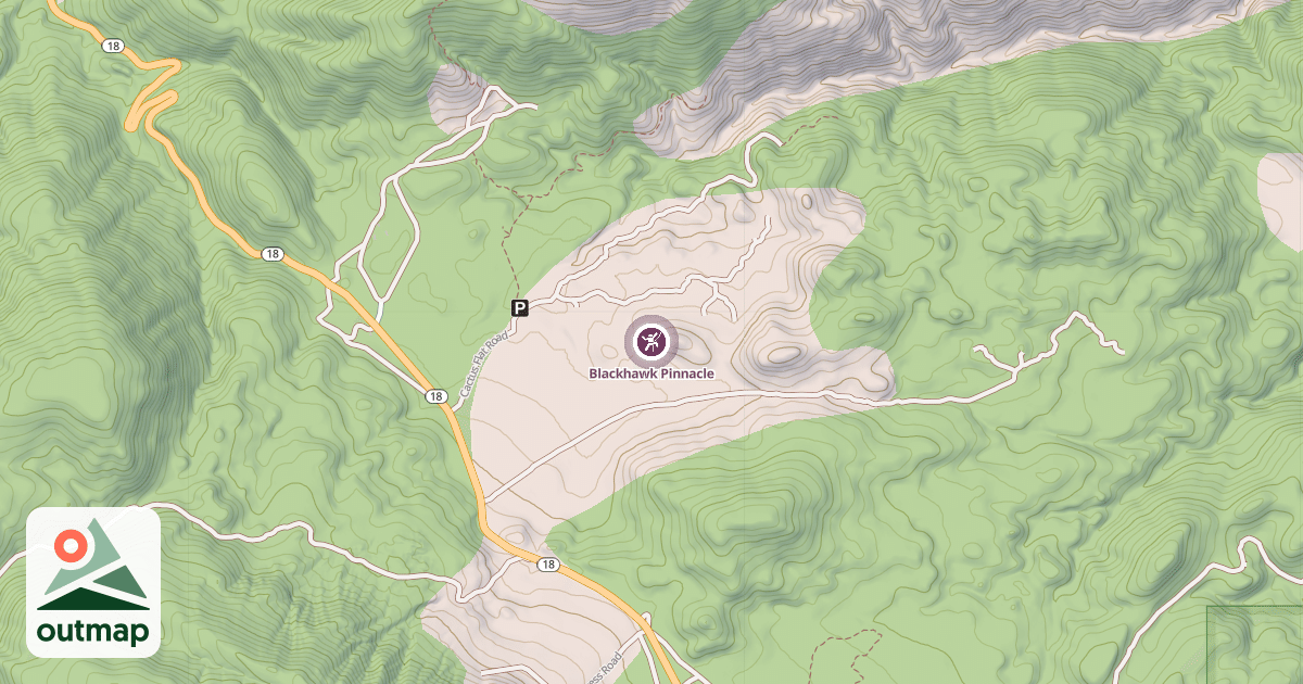 Map of Blackhawk Pinnacle