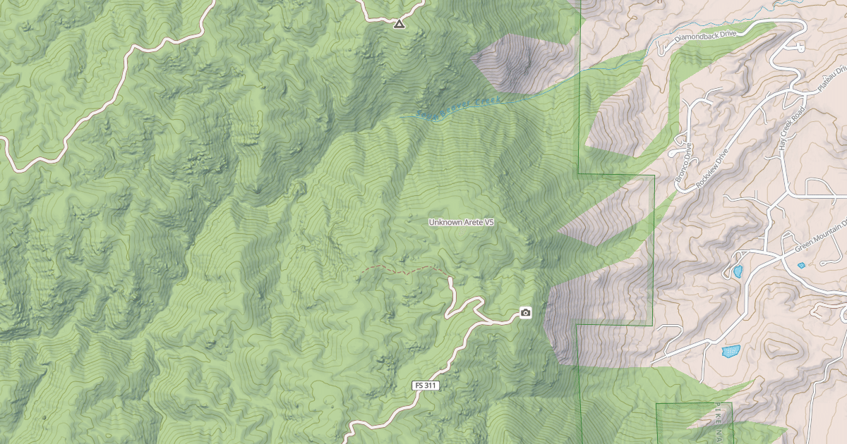 Map preview of Unknown Arete