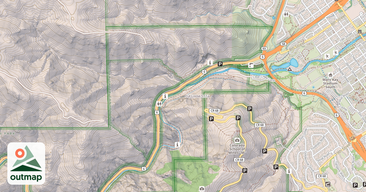 Map of Cut Loose