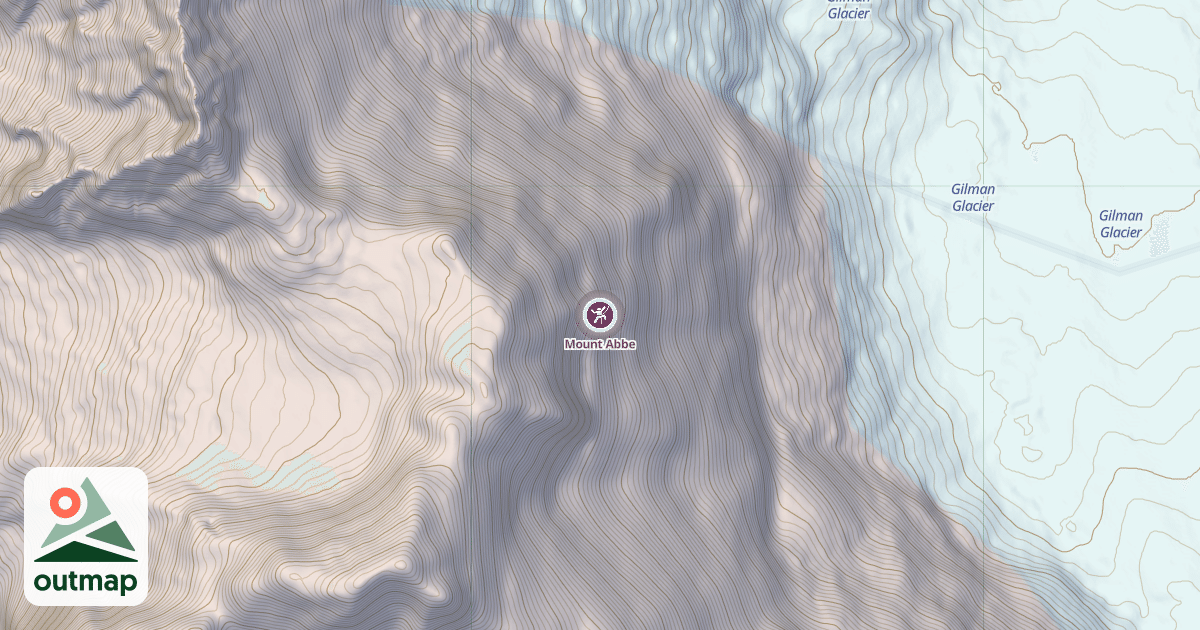 Map of Mount Abbe