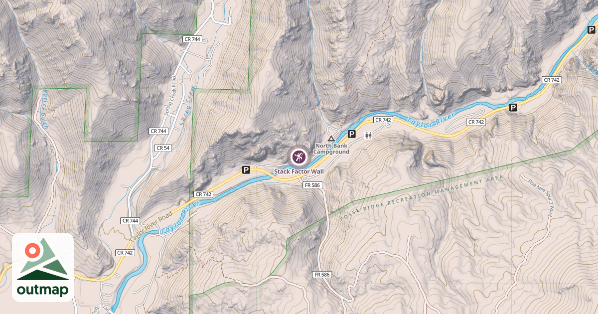 Map of Stack Factor Wall