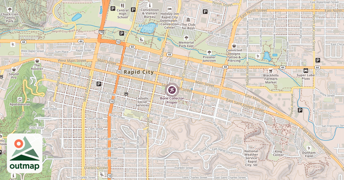 Map of Bone Collector Proper