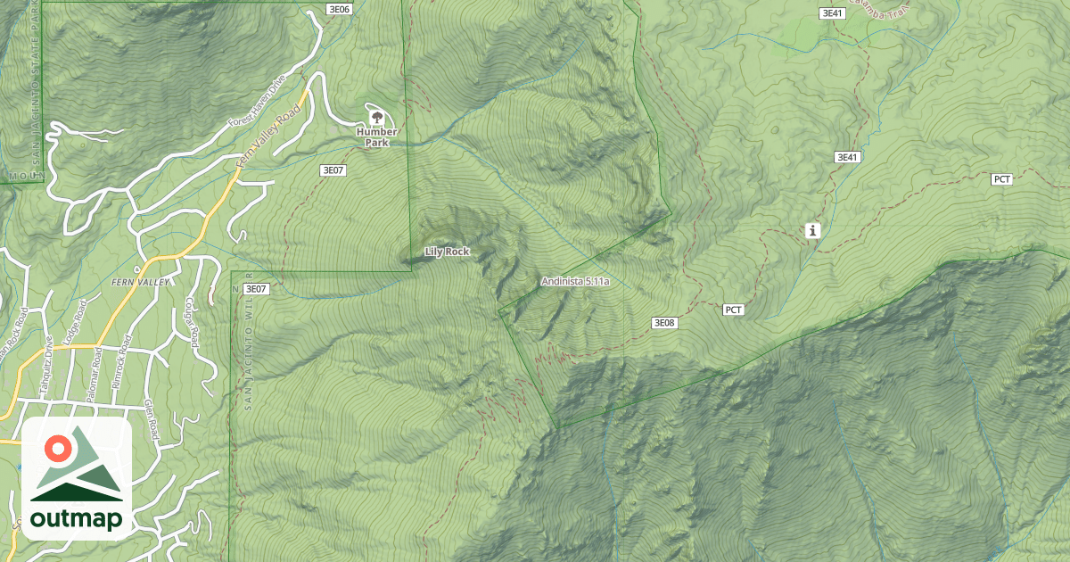 Map of Andinista