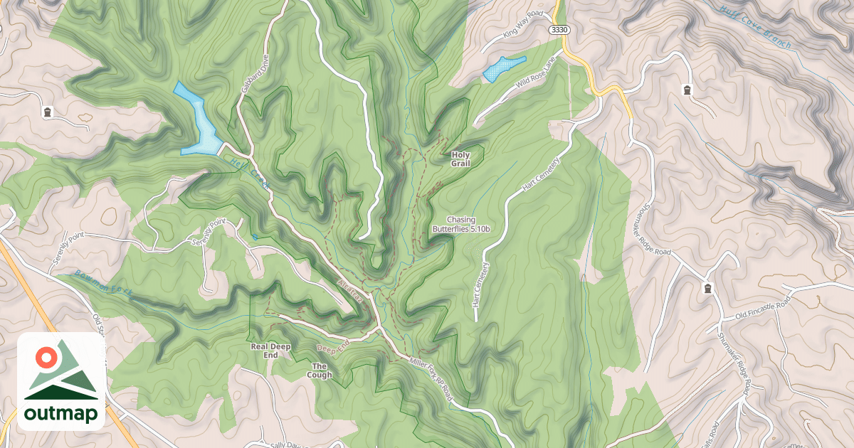 Map of Chasing Butterflies