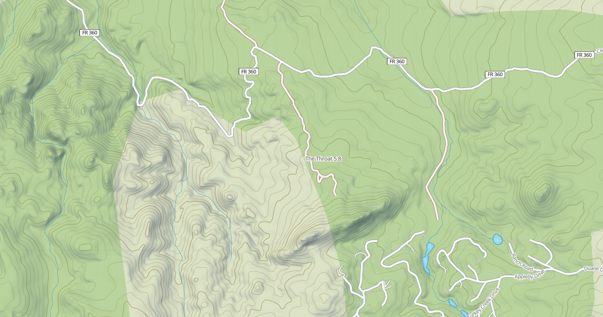 Map preview of The Throat