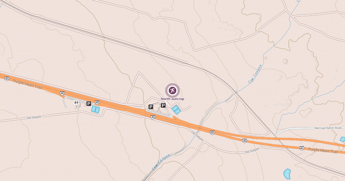 Map preview of North outcrop