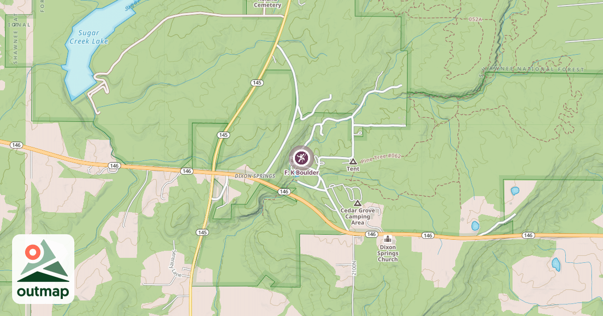 Map of F: K Boulder