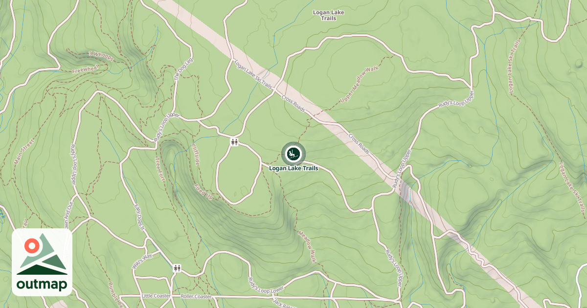 Map of Logan Lake Trails