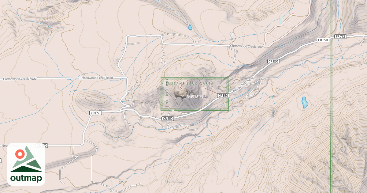 Map of North Face