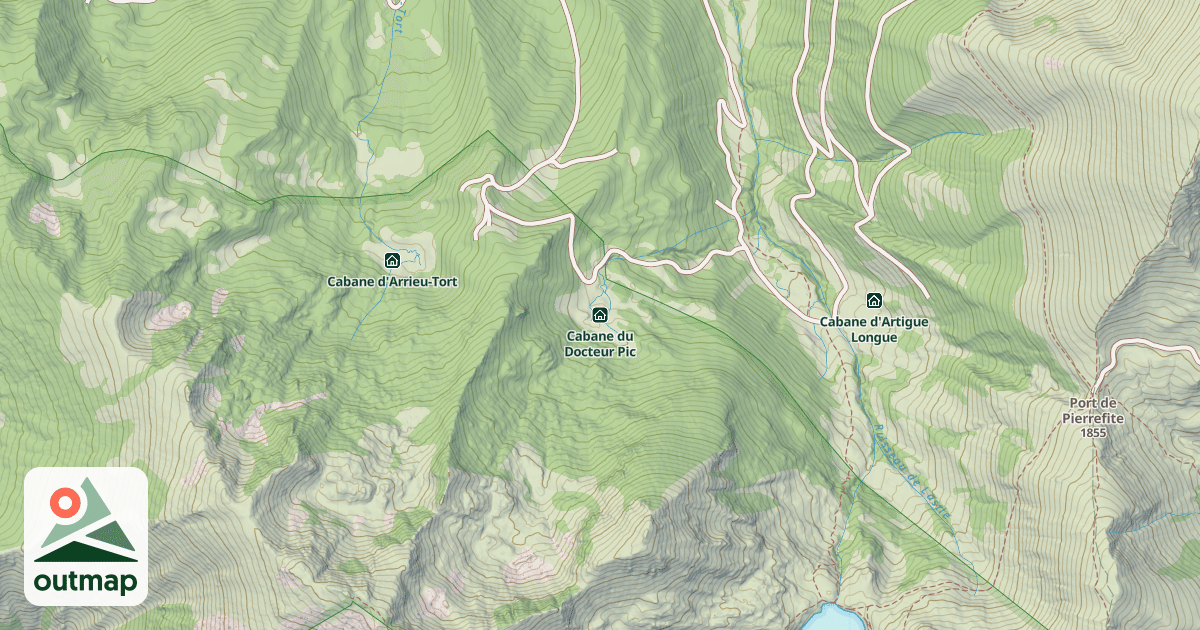 Map of Cabane du Docteur Pic