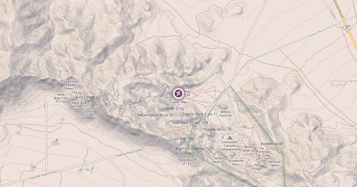 Map preview of Cave, The