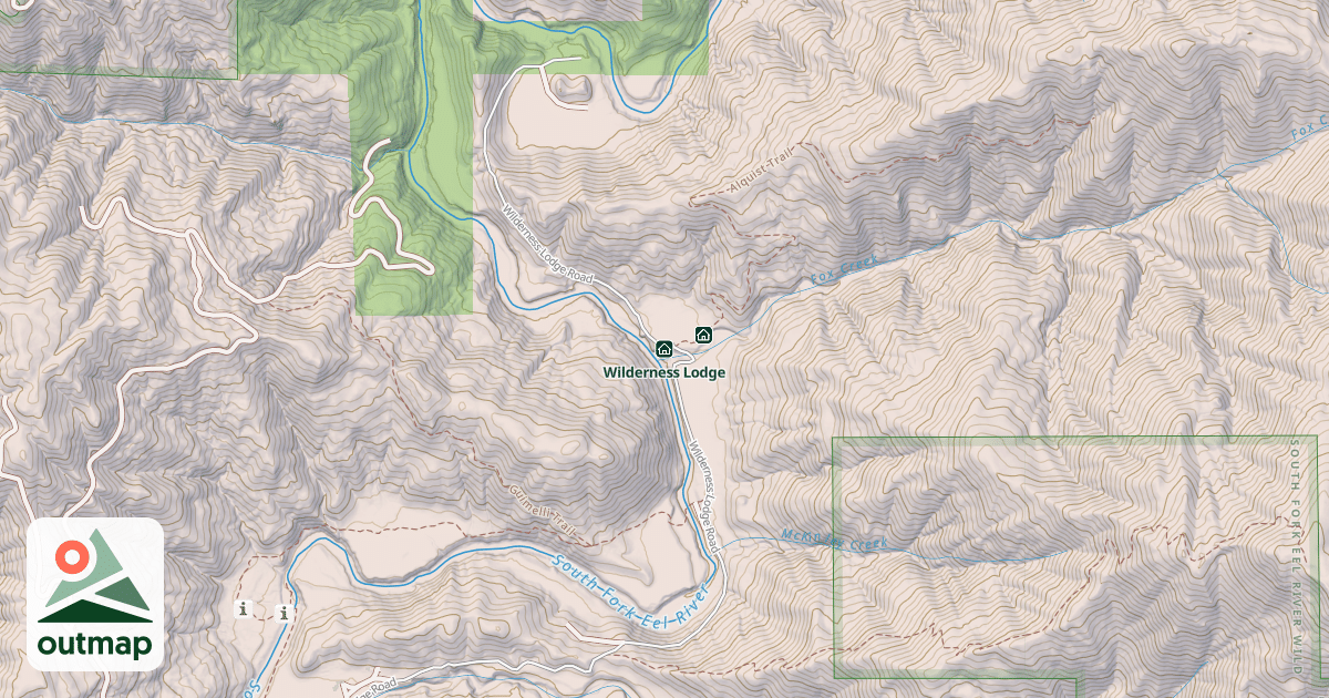 Map of Wilderness Lodge